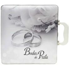 ESTOJO BODAS DE PRATA  ADVANCED 15X21(20x25) COM ALÇA