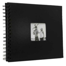 ALBUM SCRAPBOOK LUXO 15X21 20 FOLHAS (PRETO)